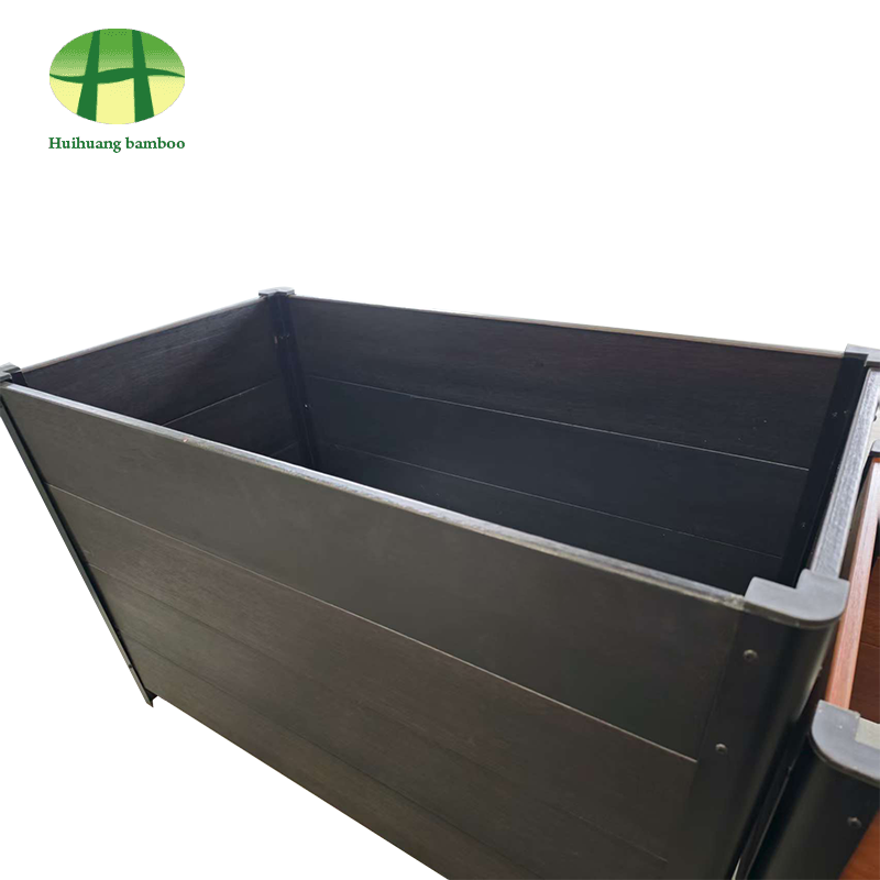 Hộp trồng cây bằng gỗ composite chống chịu thời tiết ngoài trời